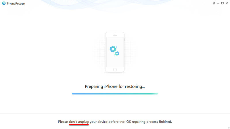 Prepairing Iphone For Restoring