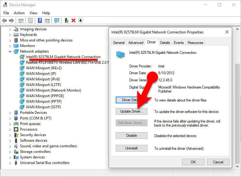 Comment réparer l'adaptateur réseau désactivé sur Windows 10
