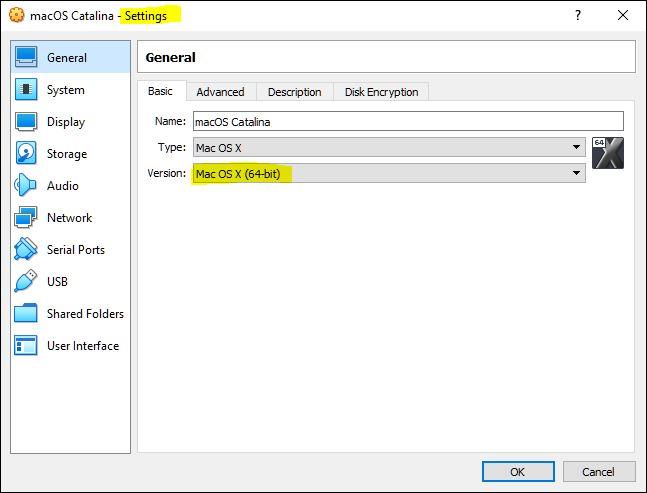 Change Os Version