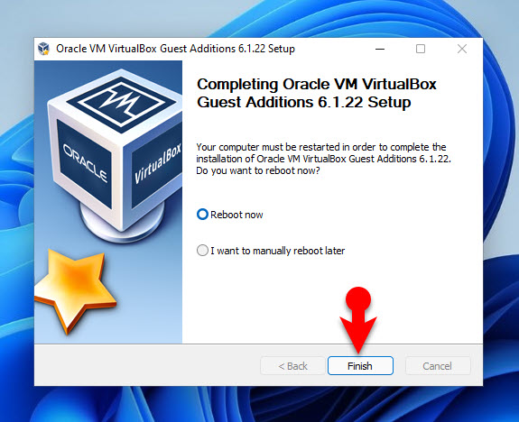 Reboot The Vm
