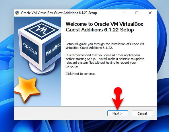 Welcome To The Installation Wizard