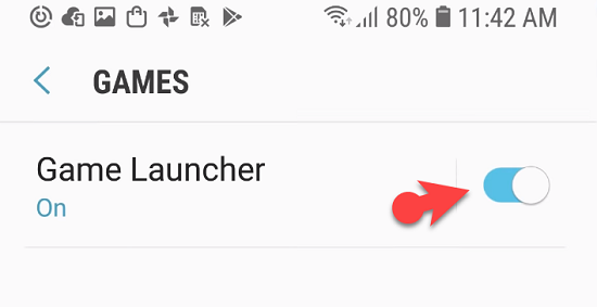 Turn On Game Leauncher