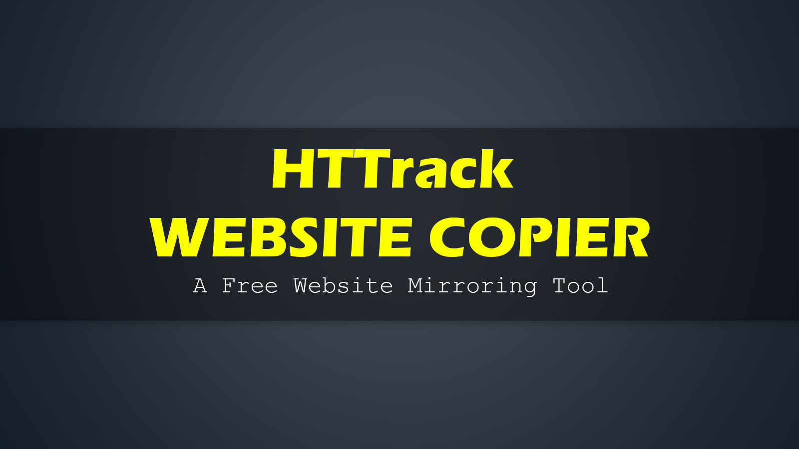 Httrack Website Copier