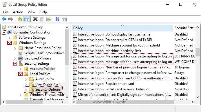 Local Group Policy Editor 2