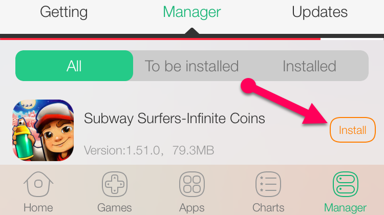 Subway Surfer Install