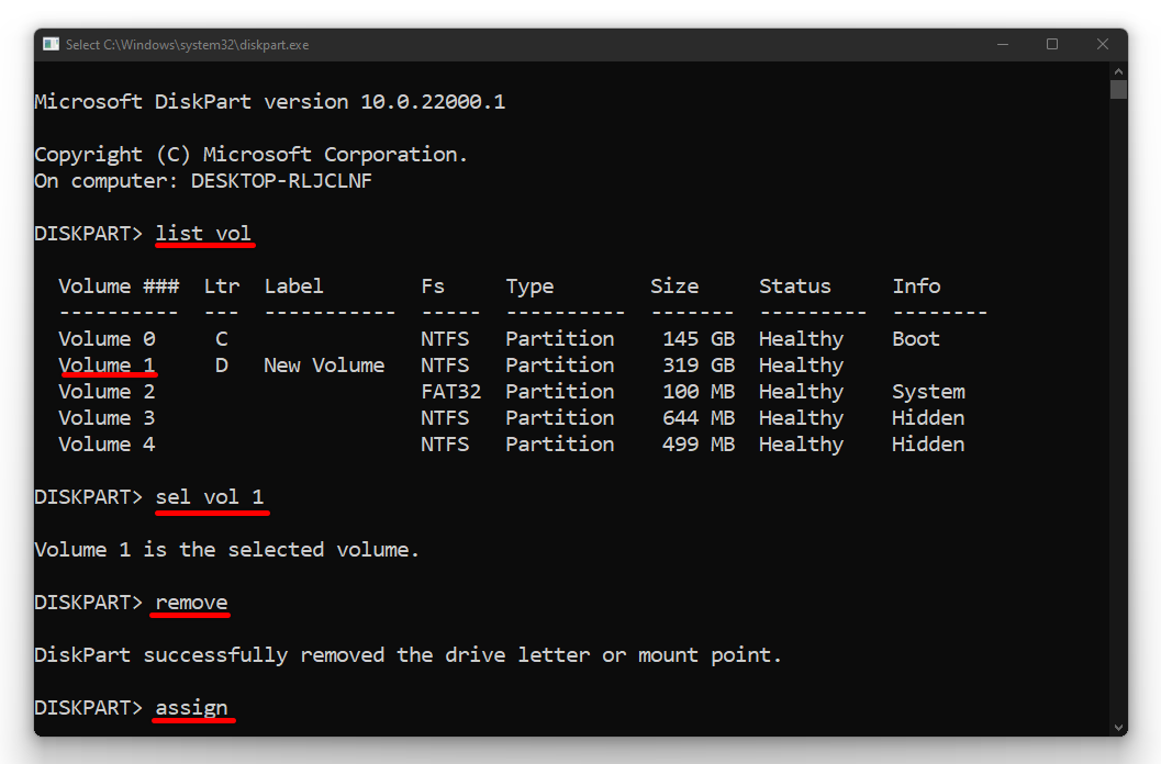 Hide Drive Using Cmd In Windows 11