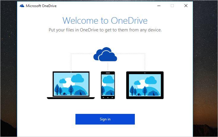 Onedrive Configuration