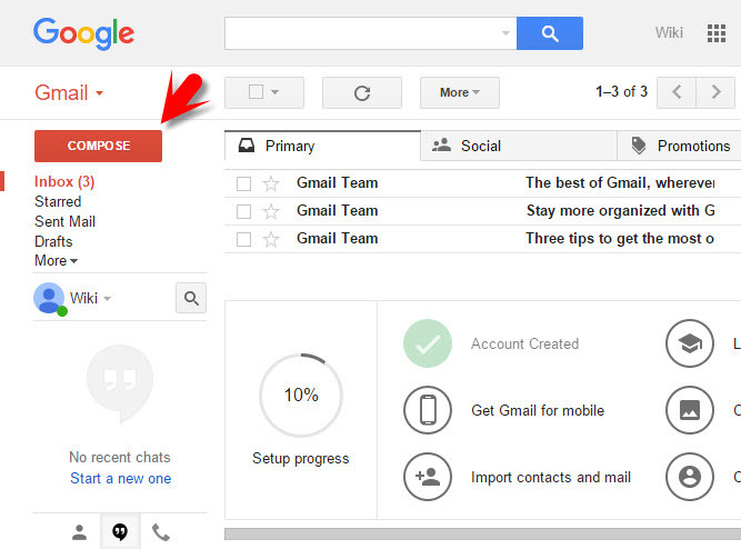 Welcome To Gmail Account