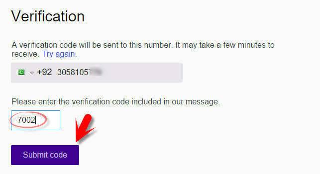Yahoo Verification