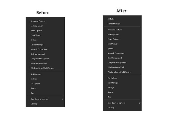 Before After