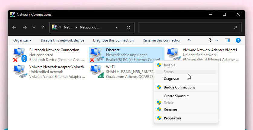 4 Find Ethernet Mac Address