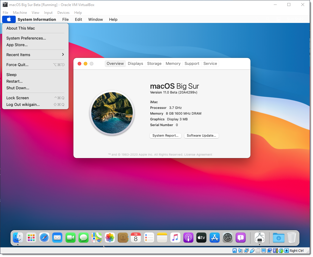 How To Install MacOS Big Sur On VirtualBox On Windows - PC - Tech ...