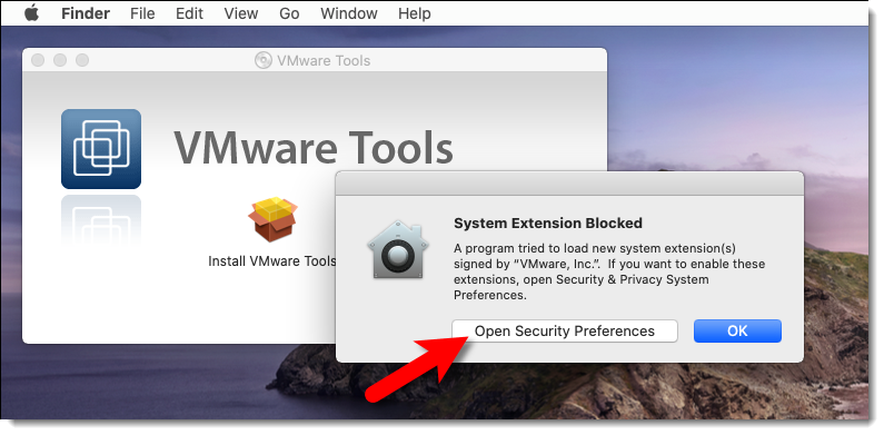 System Extension Blocked