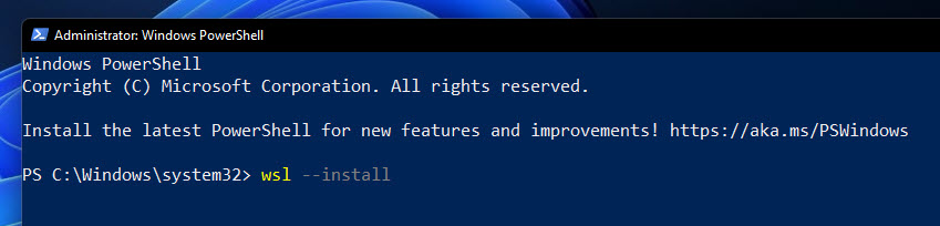 Install Wsl In Windows 11