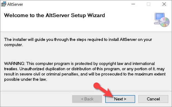 Install The Altserver Setup