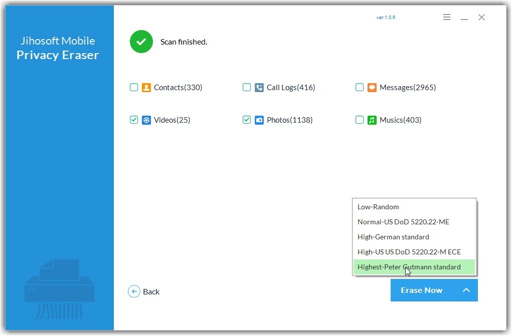 Select The Delete Level