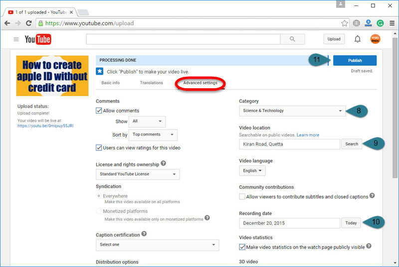 How To Upload A Video On Youtube Properly 2