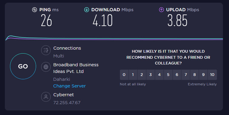 Check Internet Speed