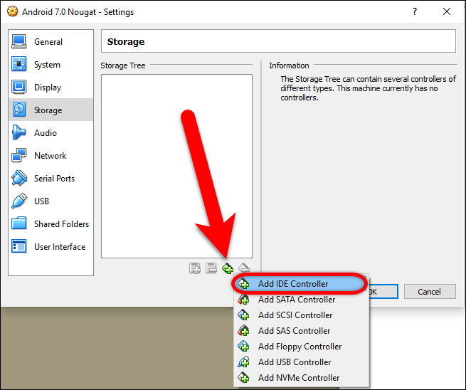 Add Ide Controller