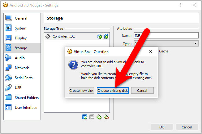 Choose Exiting Disk