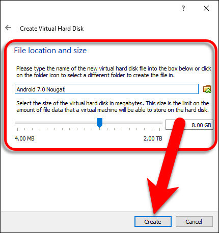 File Location And Size 2