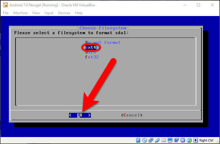 File Sustem Format Type