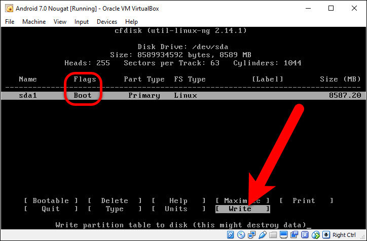 Write Partition