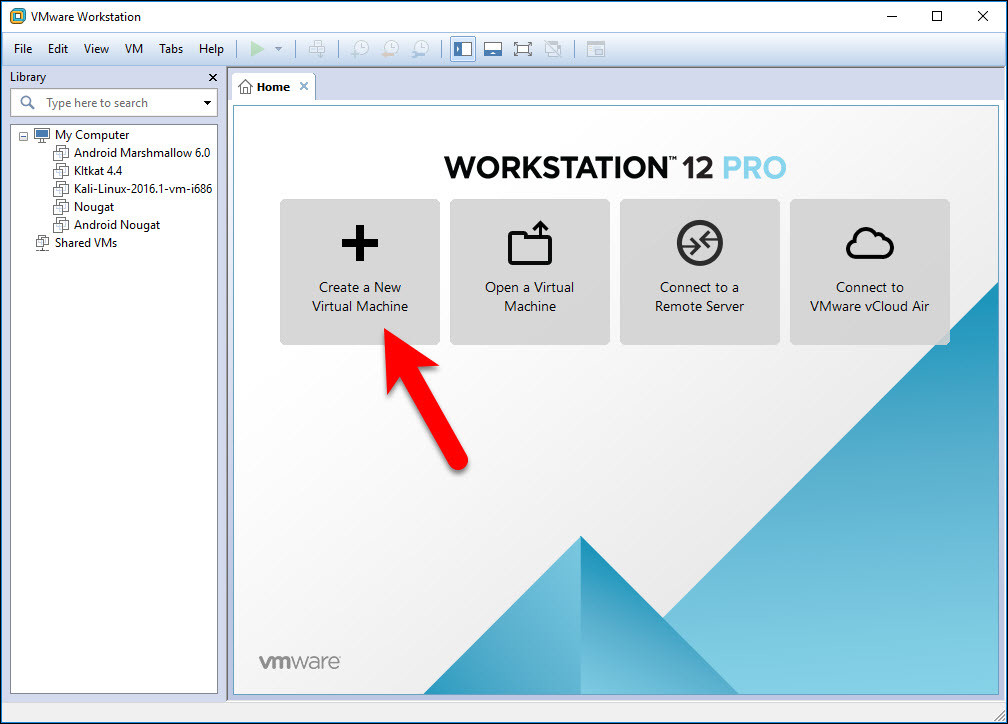 01 Create New Virtual Machine