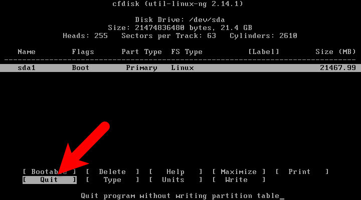 14 Quit Partitioning