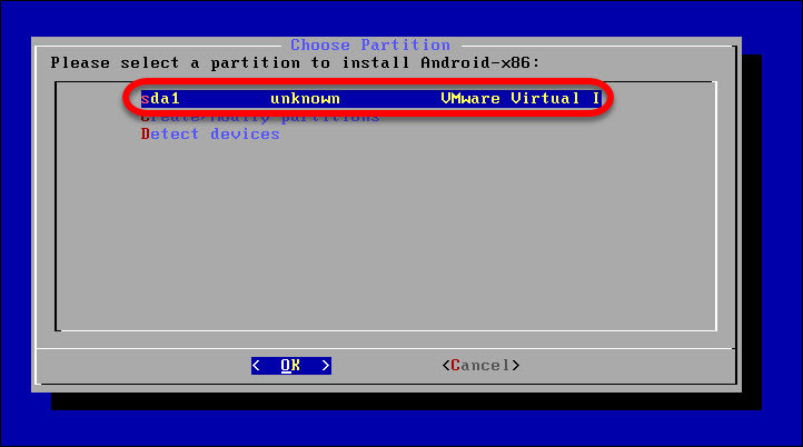 15 Select Sda 1 Partition