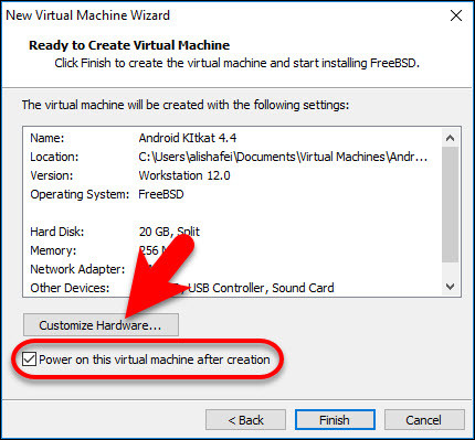 02 Customize Virtual Machine