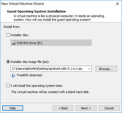 Wie Installiere Ich Android Lollipop Auf Vmware?