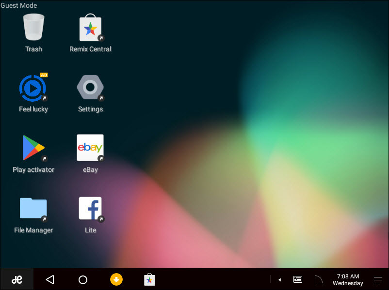 18 Remix Screen View