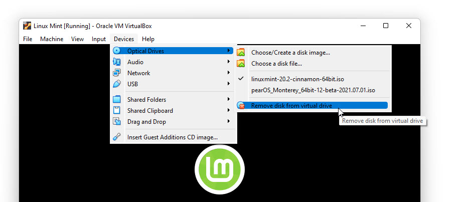 Remove The Linux Mint Iso