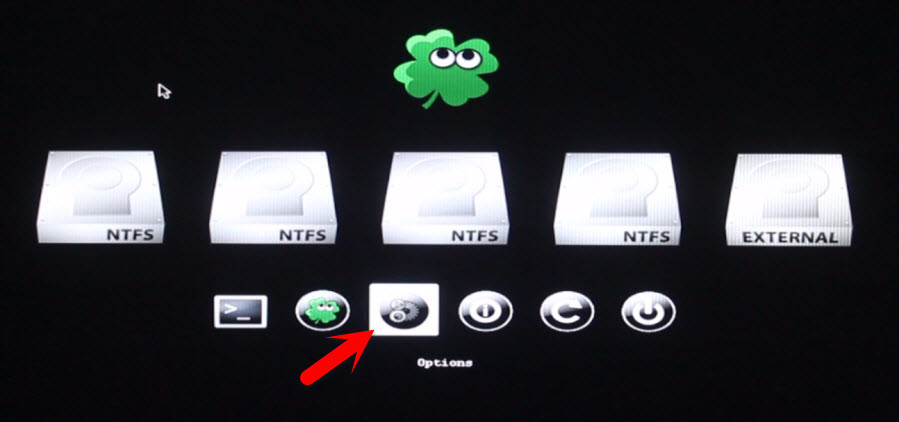Clover Boot Menu