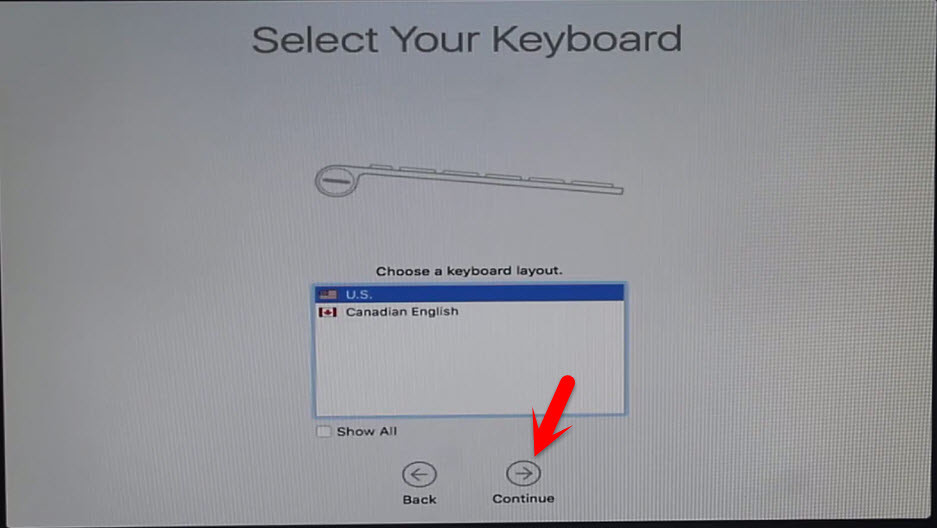 Select Your Keyboard