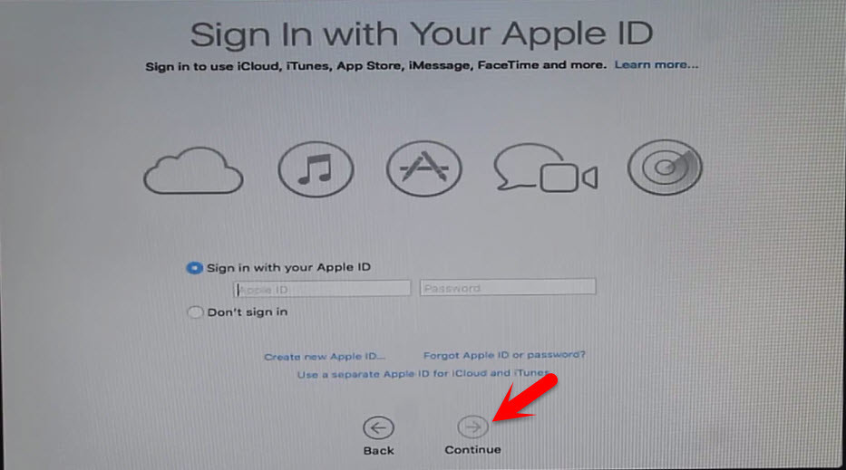Sign In With Your Apple Id