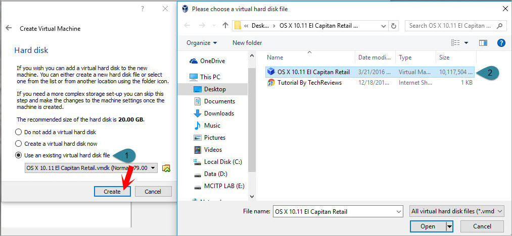 Comment installer Mac OS X El Capitan sur VirtualBox ?