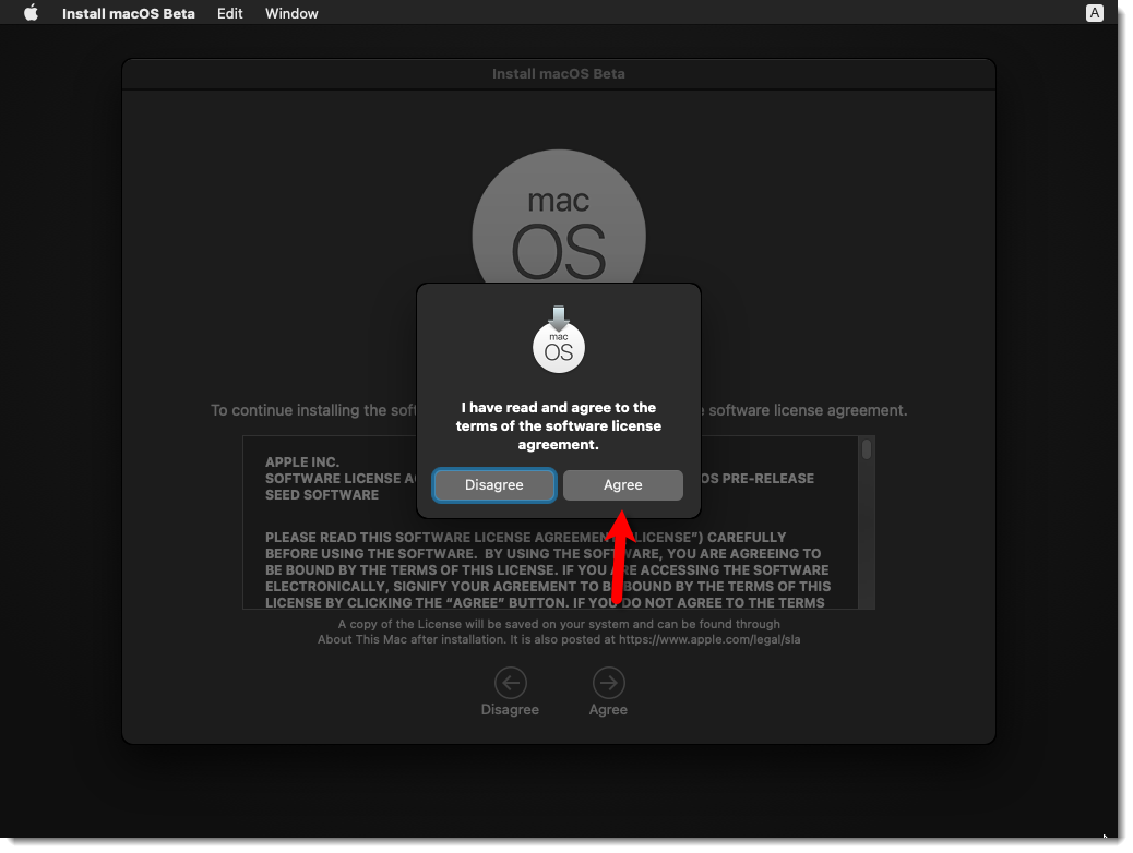 Agree To The Terms Of The Software License Agreement