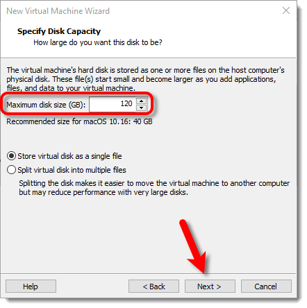 Macos 11 Specify Disk Capacity