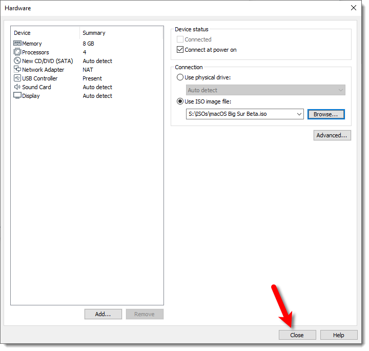 Save Change By Clicking Close