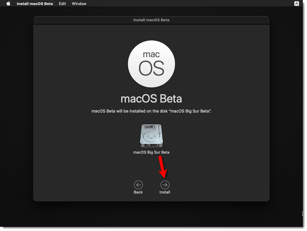 Select Install Location