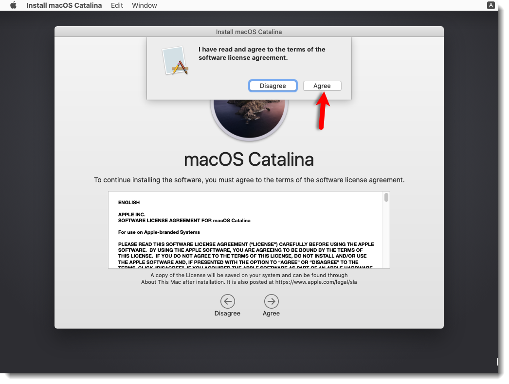 Agree To The Macos Catalina License Agreement