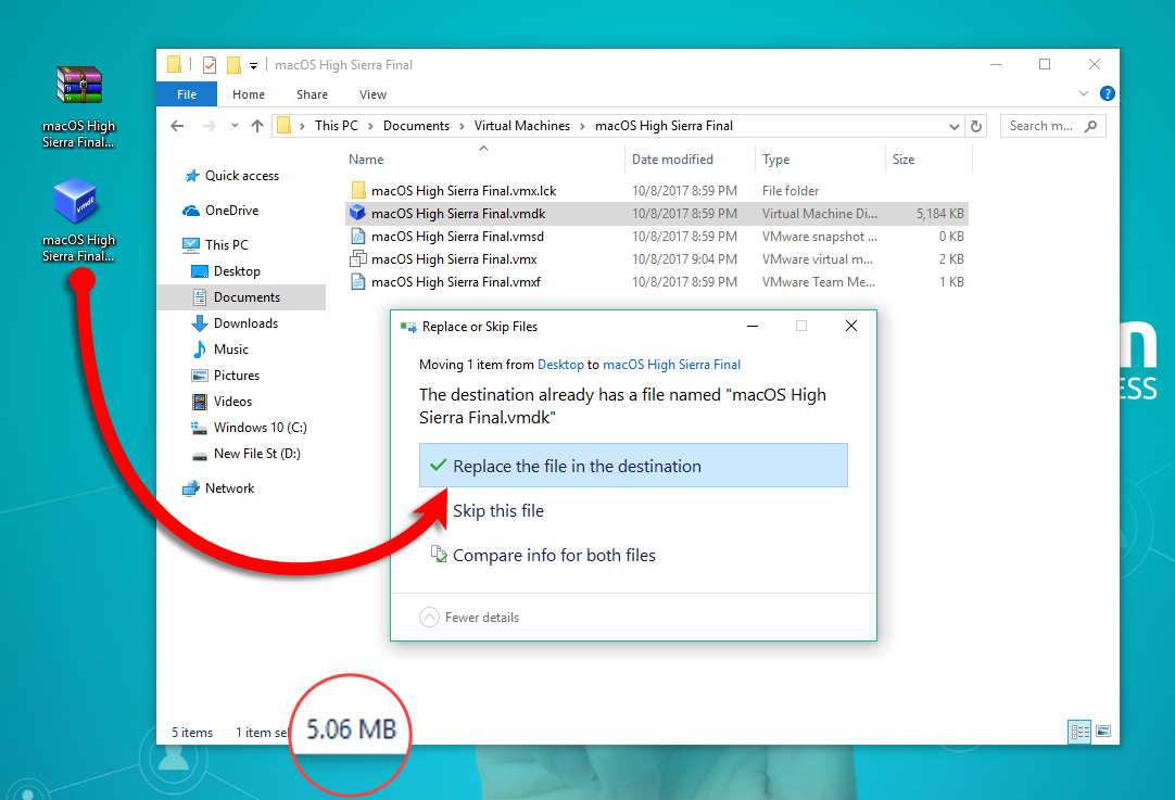 Replace The Virtual Machine Vmdk