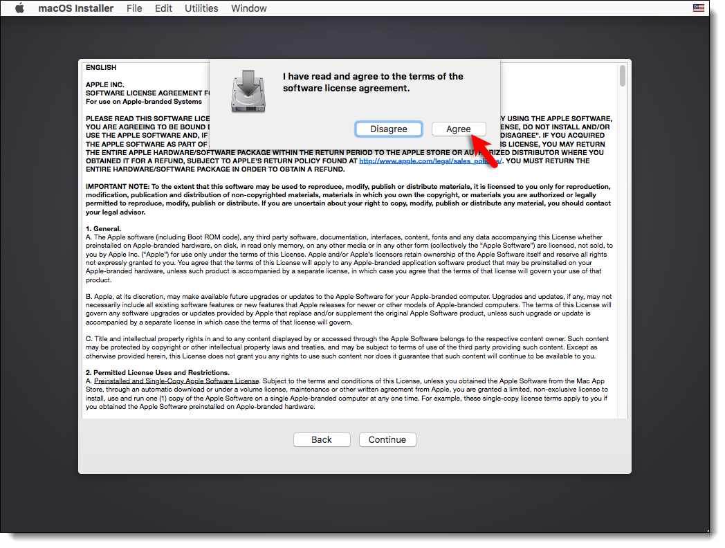 Agree To The Macos Sierra License Agreement