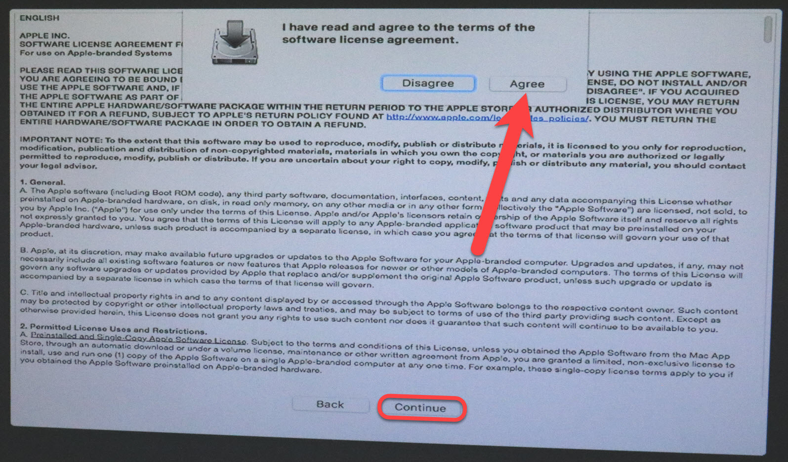 Agree Terms Of The Software License Agreement 2
