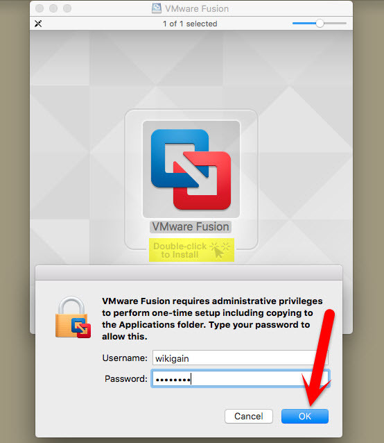 Install Vmware Fusion