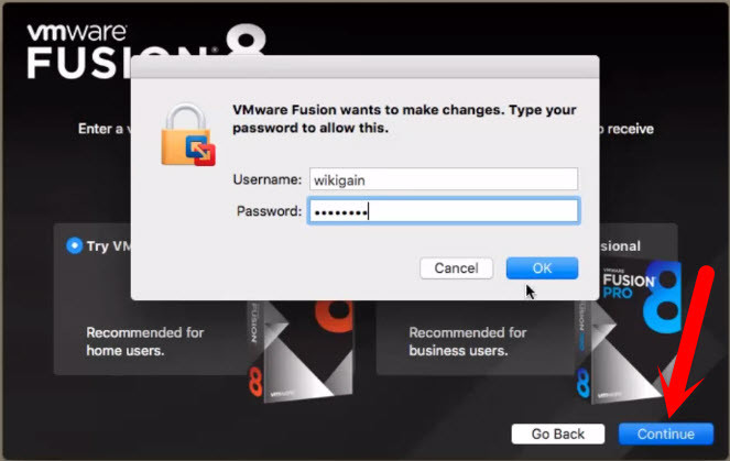 Install Vmware Fusion 2