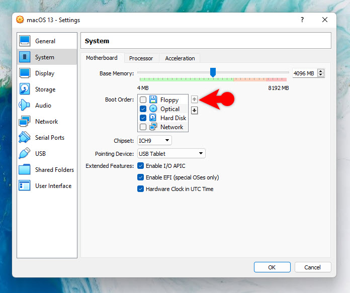 9 Configuring Boot Order