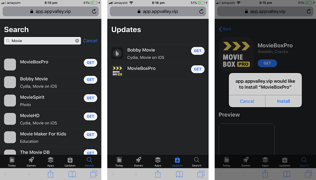 Download Movie Box Pro From Appvalley